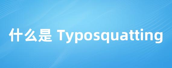 什么是 Typosquatting