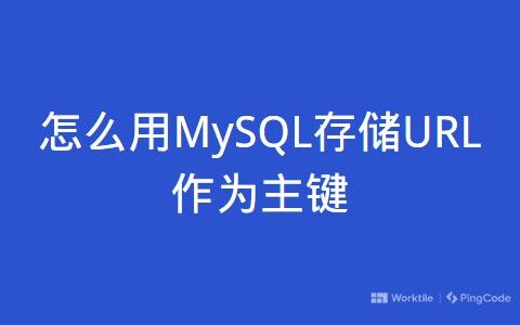 怎么用MySQL存储URL作为主键
