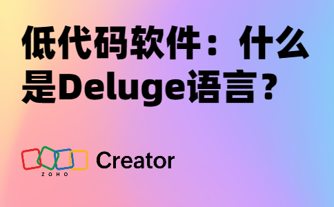 低代码软件：什么是Deluge语言？
