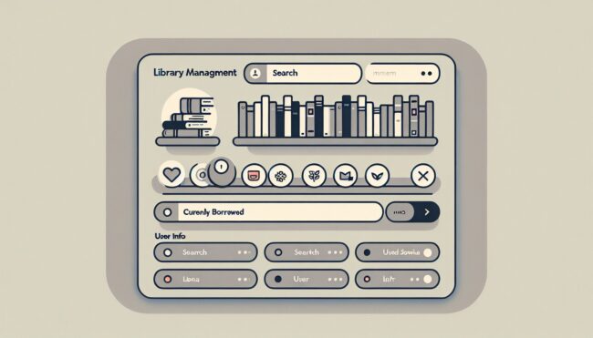 图书馆管理系统界面设计